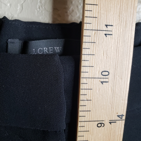 J. Crew 4 Tall Pull On Easy crop pant in four-season stretch Black - Picture 5 of 8